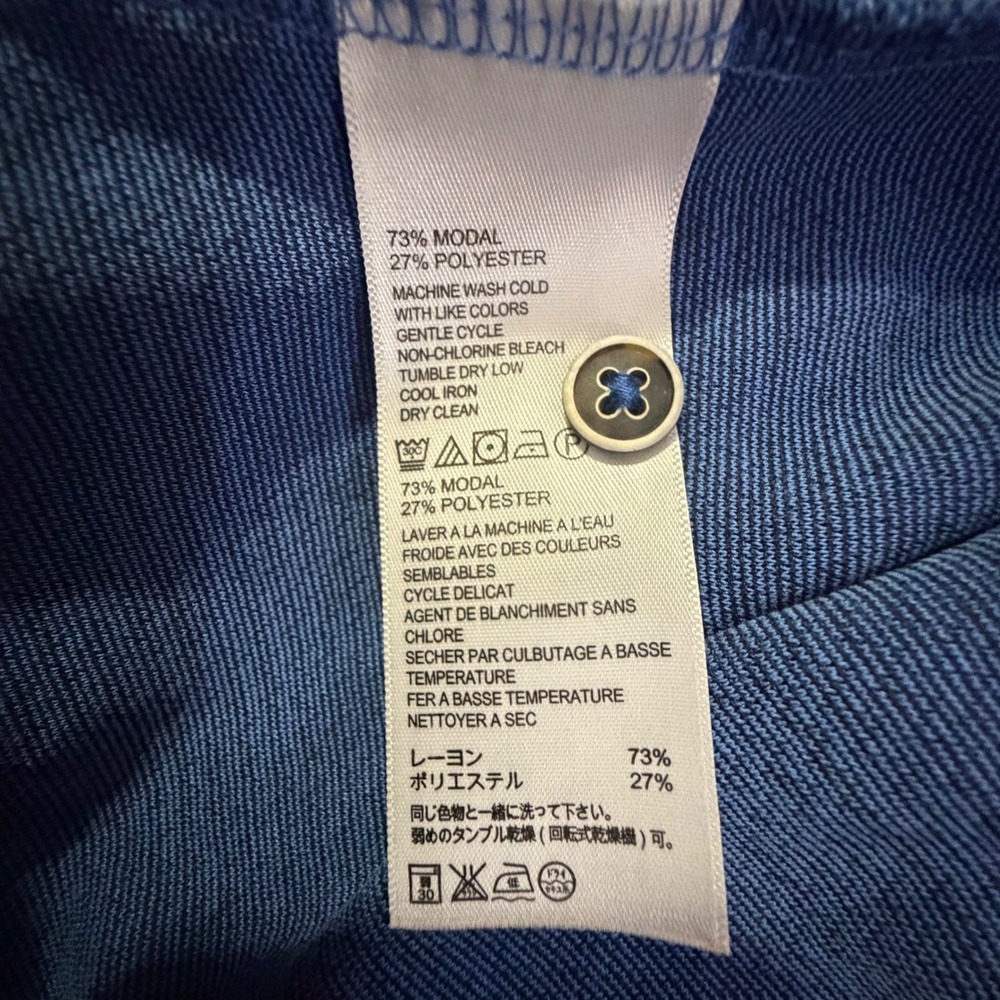 Tommy Bahama Mens Emfielder Polo Shirt XL Blue Modal Blend Short Sleeve Marlin - Picture 6 of 11